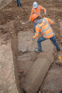 archeologie opgraving Romeins heiligdom tempel Herwen - Hemeling